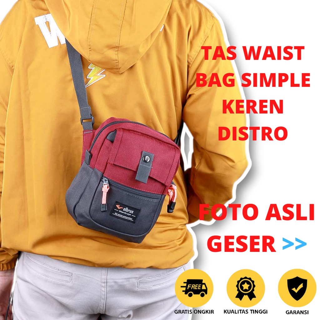 [266] NEW ARRIVAL 2022 TAS SELEMPANG SLEMPANG WAISTBAG SLINGBAG PRIA COWOK LAKI LAKI KEREN ORIGINAL 