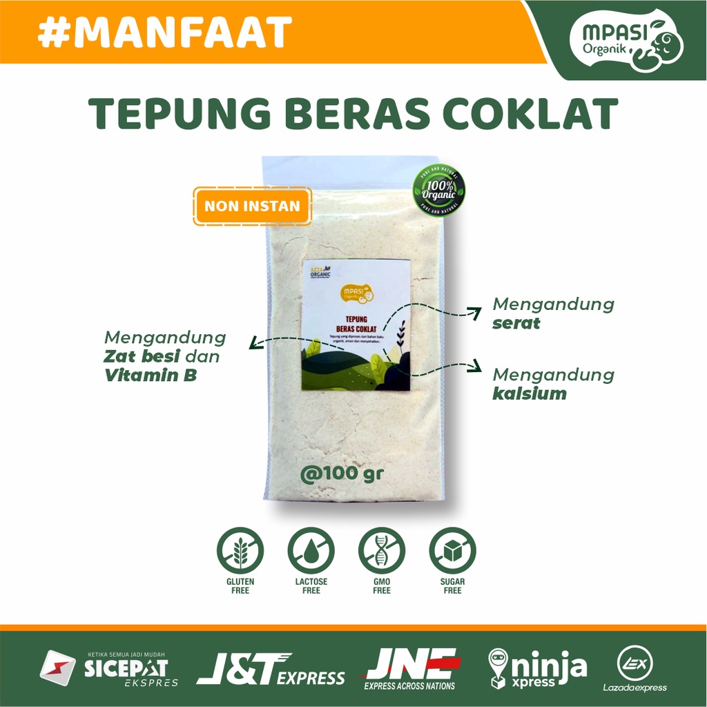 TEPUNG MPASI 100gram Gluten Free &amp; KACANG ORGANIK | MPASI BAYI I MPASI ORGANIK | MAKANAN SEHAT