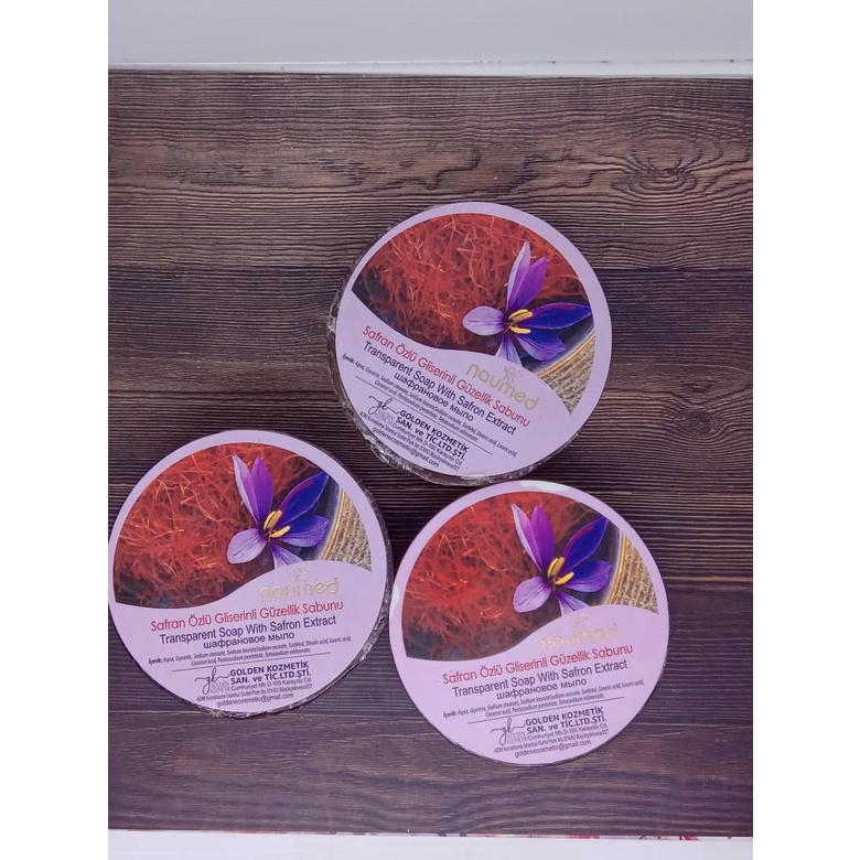 Sabun Safron Extra Naumed Asli Turki 100 % original