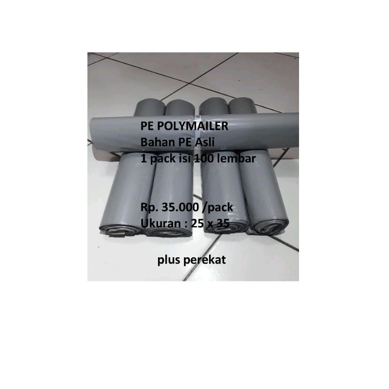 

Plastik Polymailer 25x35