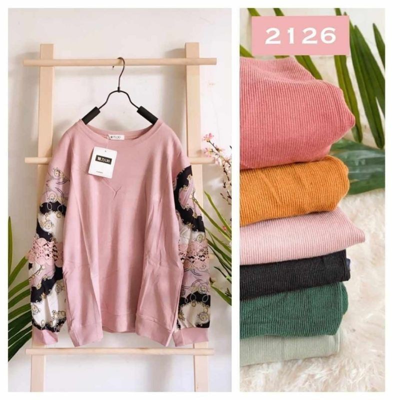 L30 atasan rajut import L30 tangan bunga renda