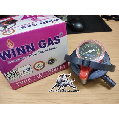 GDM REGULATOR WINN GAS W 900 M DOUBLE LOCK Kepala gas regulator kompor win