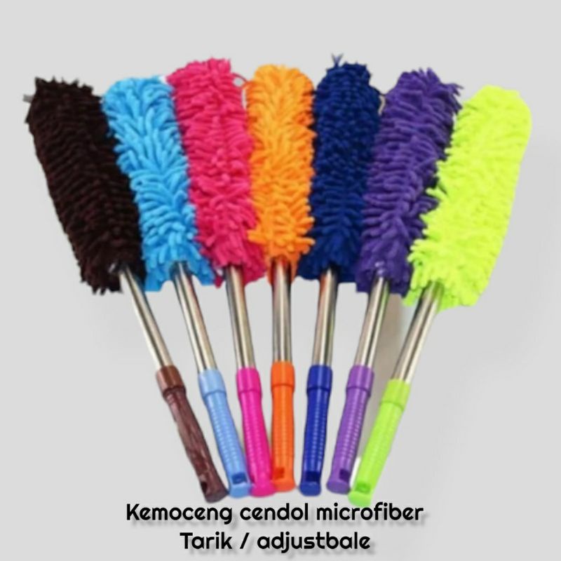 KEMOCENG CENDOL MICROFIBER BIG SIZE TARIK ADJUSTABLE / PEMBERSIH DEBU / SULAK LOGAM BISA PANJANG PENDEK