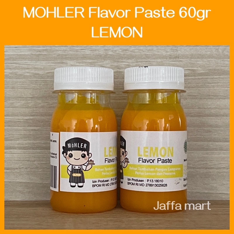 Pasta Perisa Pewarna MOHLER 60gr - LEMON