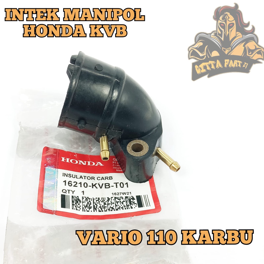 INTAKE INTEK MANIPOL MANIPUL HONDA KVB KUALITAS ASLI ORIGINAL HONDA AHM PRESISI BAHAN BERKUALITAS TIDAK BOCOR BERFUNGSI DENGAN BAIK DAN DIJAMIN AWET VARIO 110 KARBU VARIO LAMA