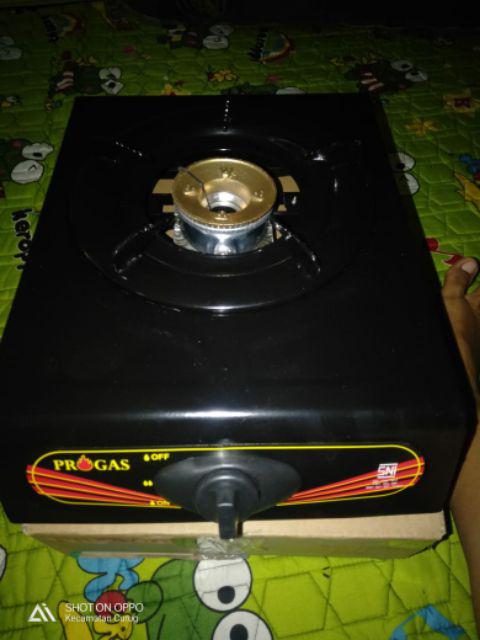 Kompor Gas 1 Tungku + Selang & Regulator Winn Gas