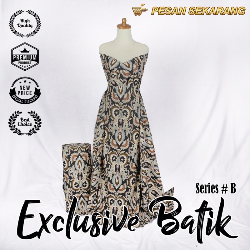 [NEW ARRIVAL] EXCLUSIVE BATIK SERI MOTIF TERBARU HIGH QUALITY PER 0.5 m BATIK KEMEJA SERAGAM SARIMBITAN TEBAIK