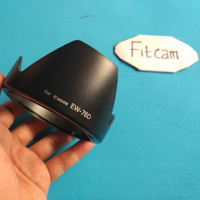 Lenshood hood corong lensa Canon ew 78d ew78d 18-200 is