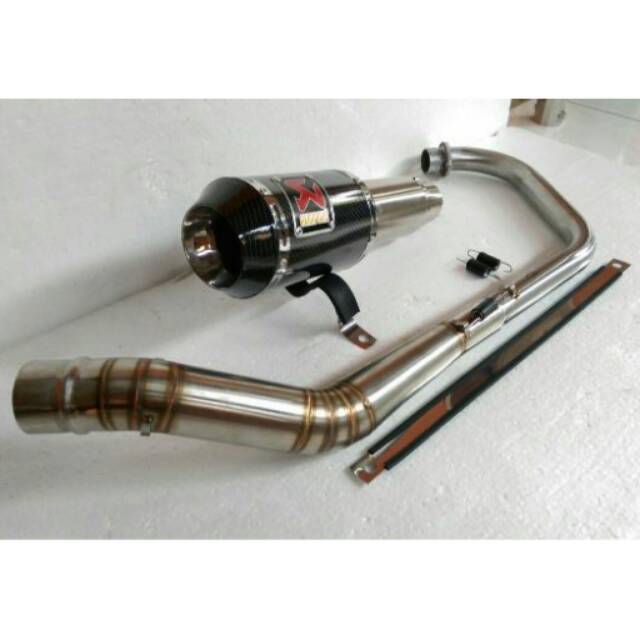 Knalpot racing akrapovic vixion old
