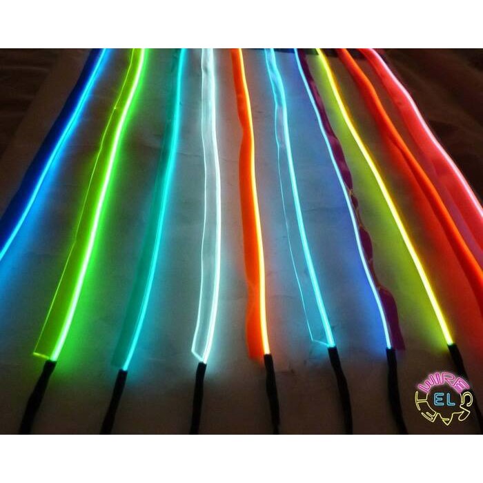 EL Wire/flexible neon wire/led wire 5 Meter with power supply baterai