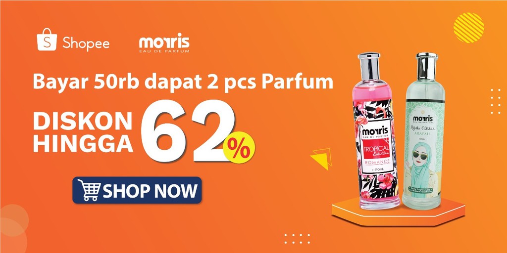 Toko Online Morris Parfume Official Shop | Shopee Indonesia