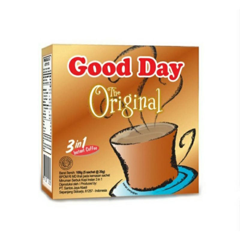 

GOOD DAY KOPI ORIGINAL BOX5X 20G