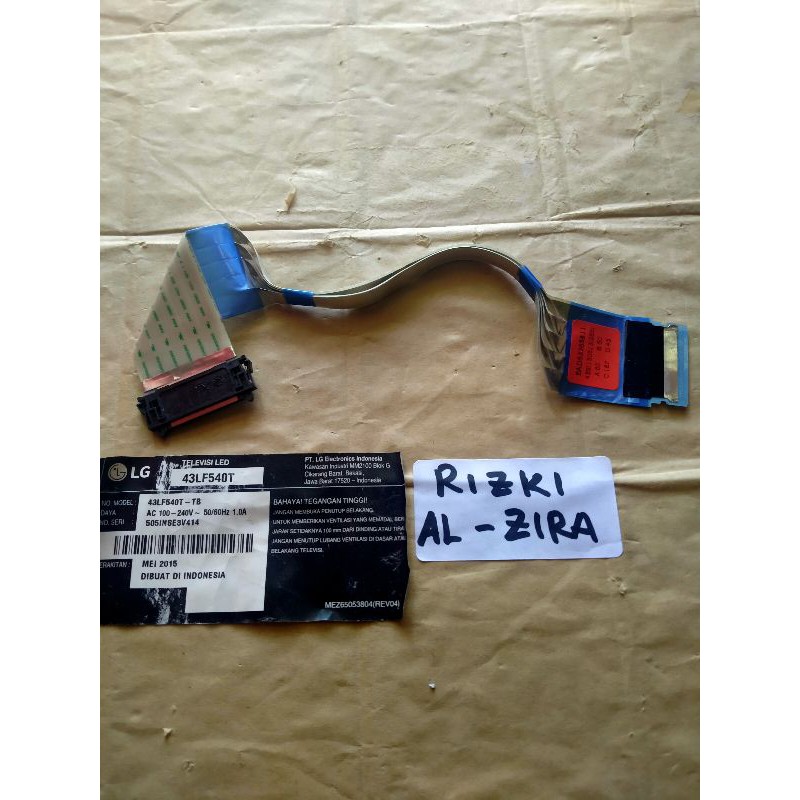 Kabel LVDS Tv LG 43LF540 43LF540T