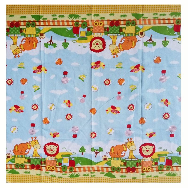 90x120 / 90x110 / 90x90 Kain flanel bedong alas selimut bayi besar jumbo