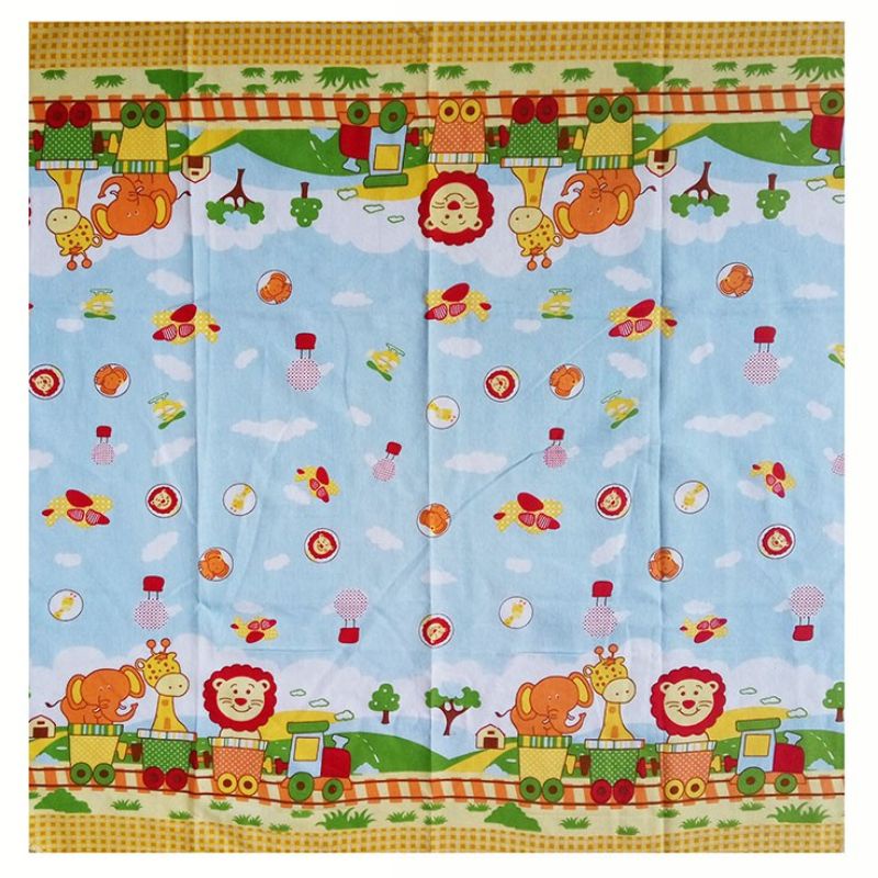 90x120 / 90x110 / 90x90 Kain flanel bedong alas selimut bayi besar jumbo