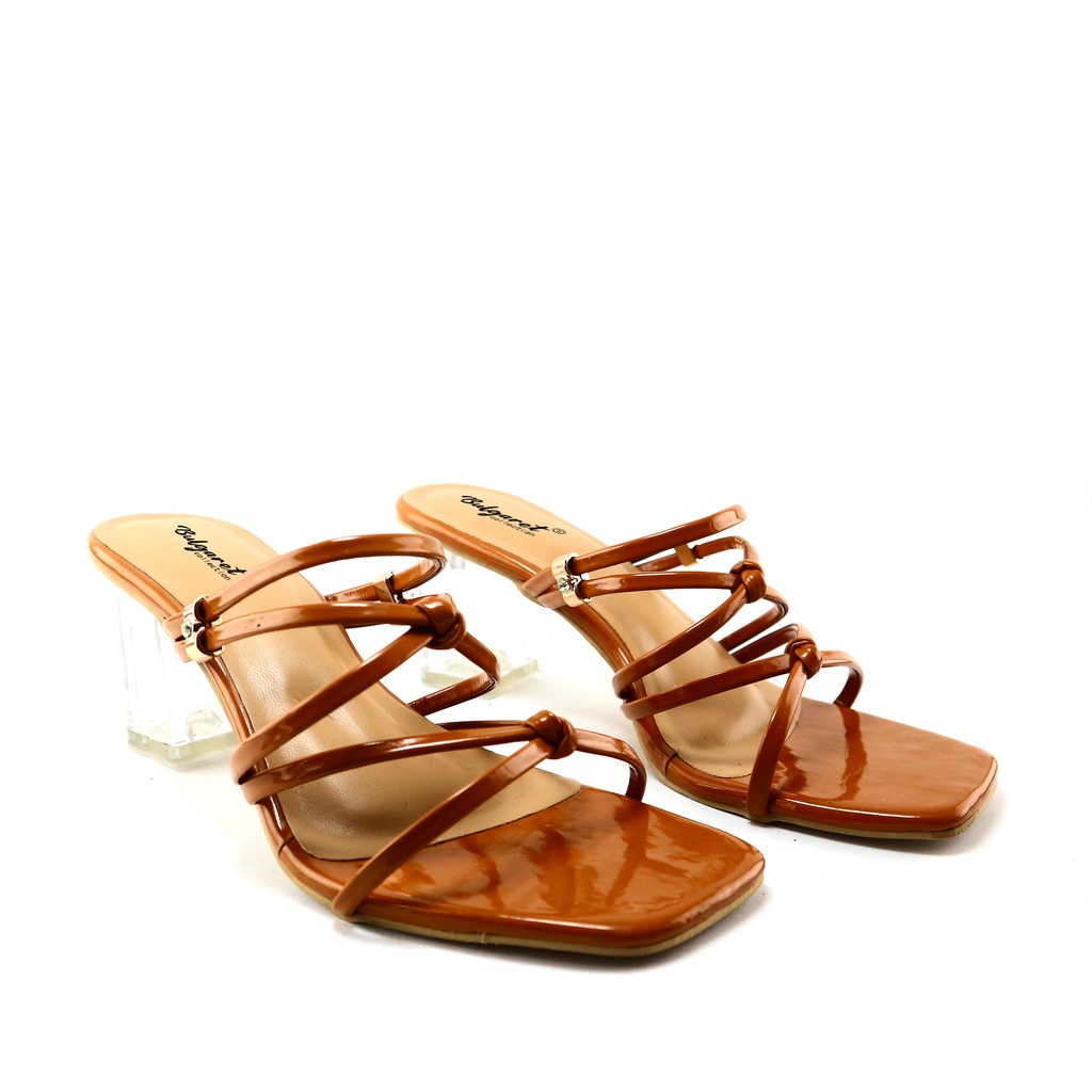 SANDAL HEELS WANITA TALI BELAKANG SILANG MC-R 52