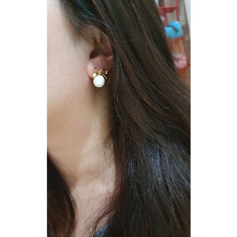 Anting Premium Silver925 Perak  Anti Karat anti alergi anting Branded Band Premium 092