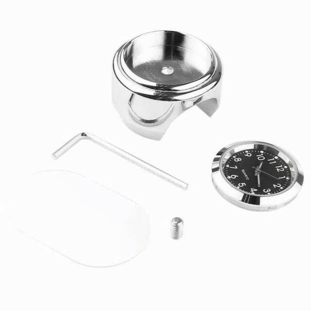 JAM MOTOR JAM UNTUK STANG HANDLEBAR MOTOR WATERPROOF MOTORCYCLE CLOCK - STANG MOTOR - AKSESORIS MOT-