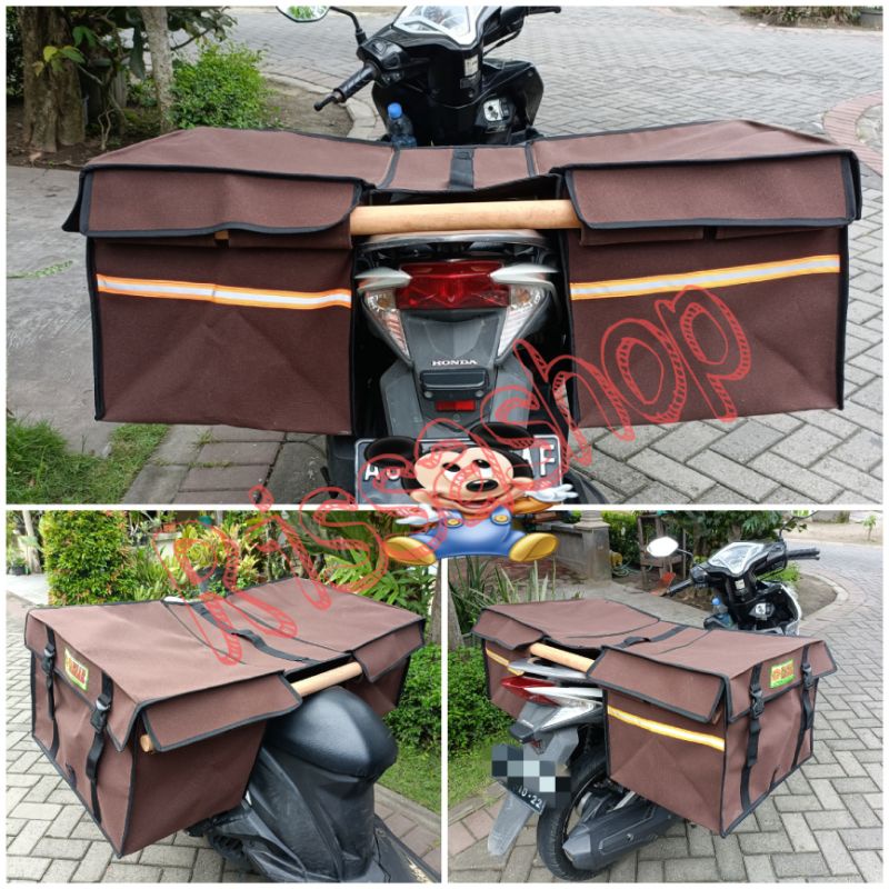 Tas Kurir Obrok Motor Jumbo Kanvas