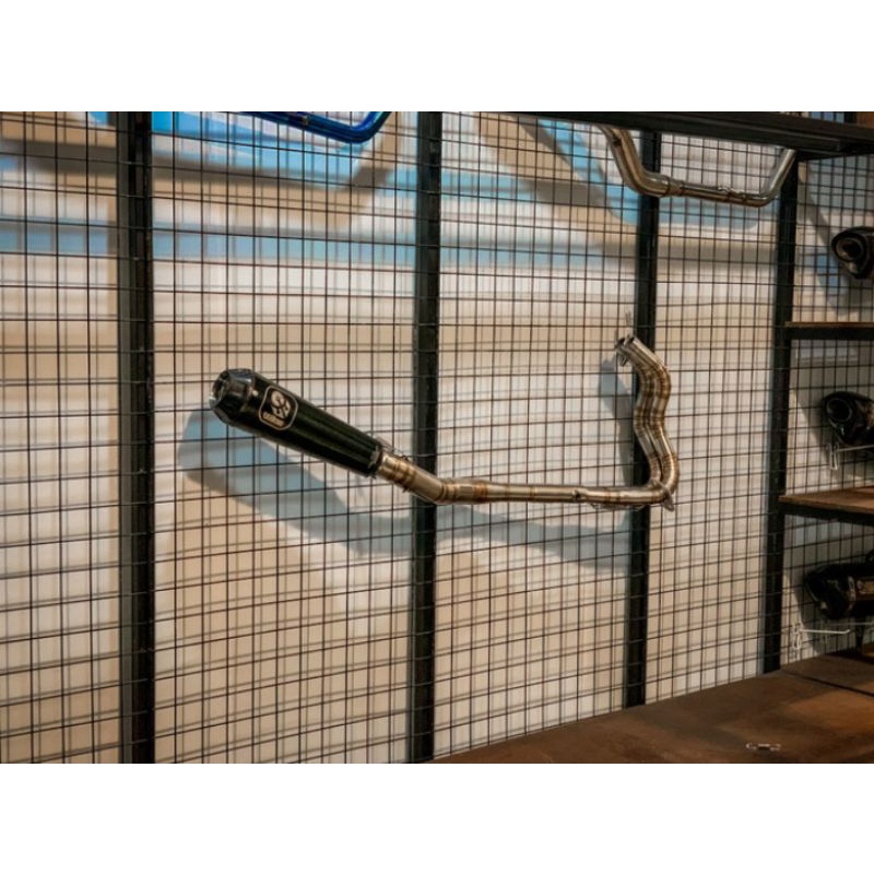 KNALPOT VILLAN PRO2 CARBON END CUP CBR250RR NINJA250 Z250 R25 MT25