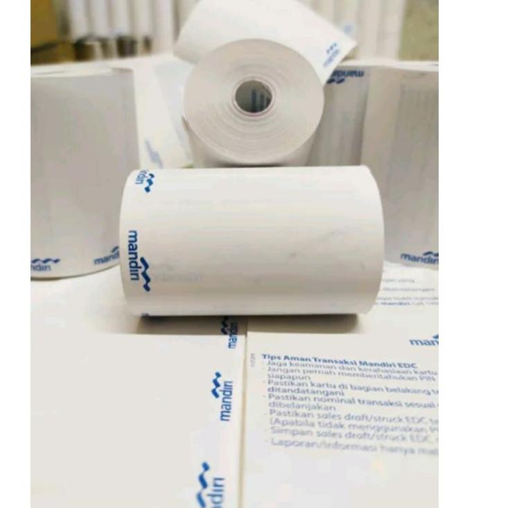 

Raih Diskon Hingga Kertas Struk Thermal Paper Rol 58x40 57x40 logo bank mandiri coreles Termal EDC Thermal Printer Mini 176FAHP