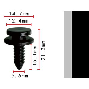 KANCING KLIP FRONT PILLAR TRIM PANEL RETAINER MOBIL VW ( SAXF )