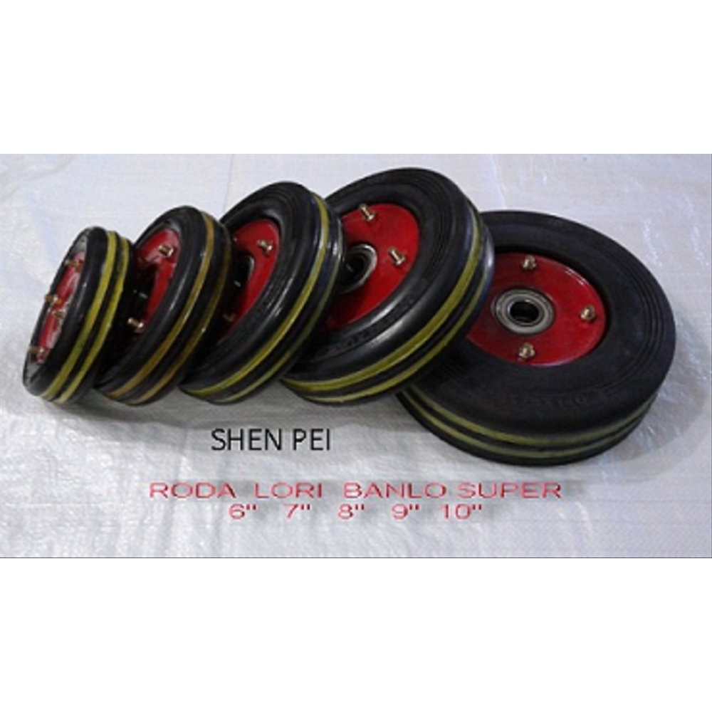 Roda Ban Lori uk. 6" - Banlo Super - Roda / Ban Mati