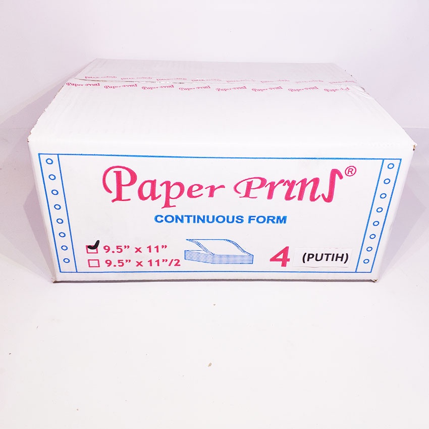 

PAPERPRYNS CONTINUOUS FORM 9.5 X 11 4PLY NCR (PUTIH-PUTIH-PUTIH-PUTIH)