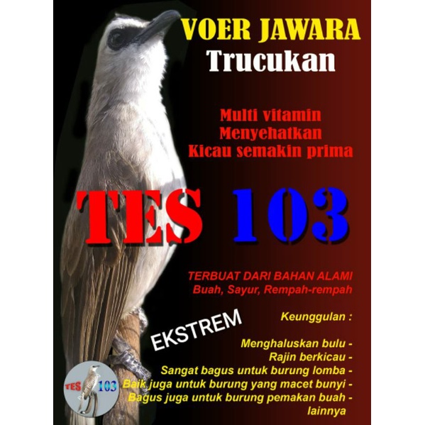 VOER TERBAIK VOER JAWARA TRUCUKAN TES 103 EKSTREM