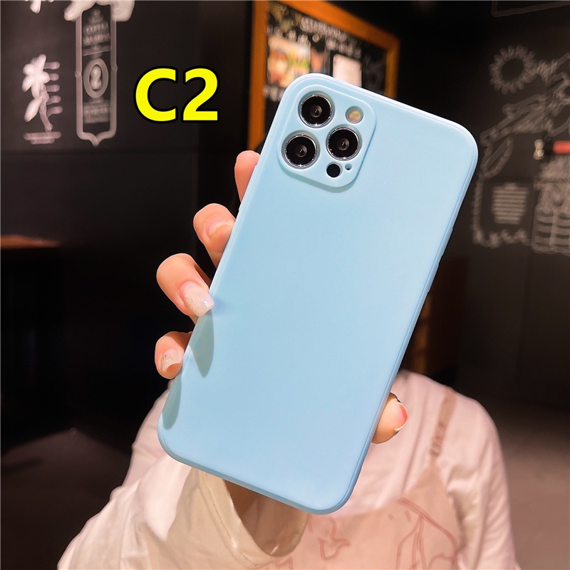 Xiaomi Redmi Note 9 8 10 10S 9 PRO MAX 9S Xiaomi Redmi POCO X3 NFC X3 PRO M3 Redmi 9C NFC 9A 9i 9T 9 PRO Power 10X POCO M2 PRO Candy Color Square Soft TPU Case  Phone Case