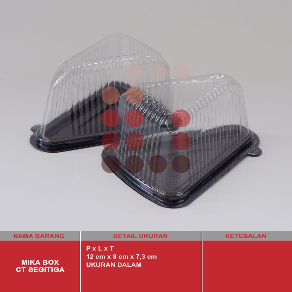 MIKA CT SEGITIGA / MIKA BOLU POTONG ISI 20 PCS