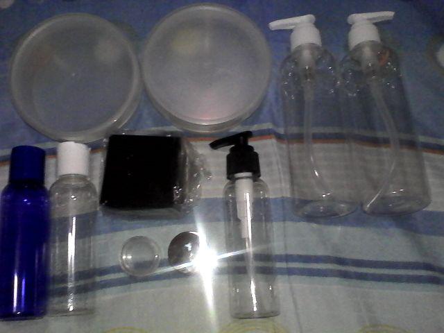 Botol Pet 250 Ml Bening Tutup Pump Putih