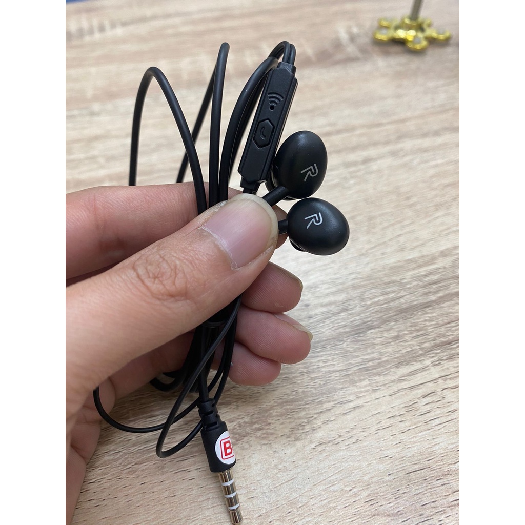 HEADSET HANDSFREE EARPHONE HF REALME BUDS ORIGINAL SUPERBASS PACKING IMPORT MURAH BANGET