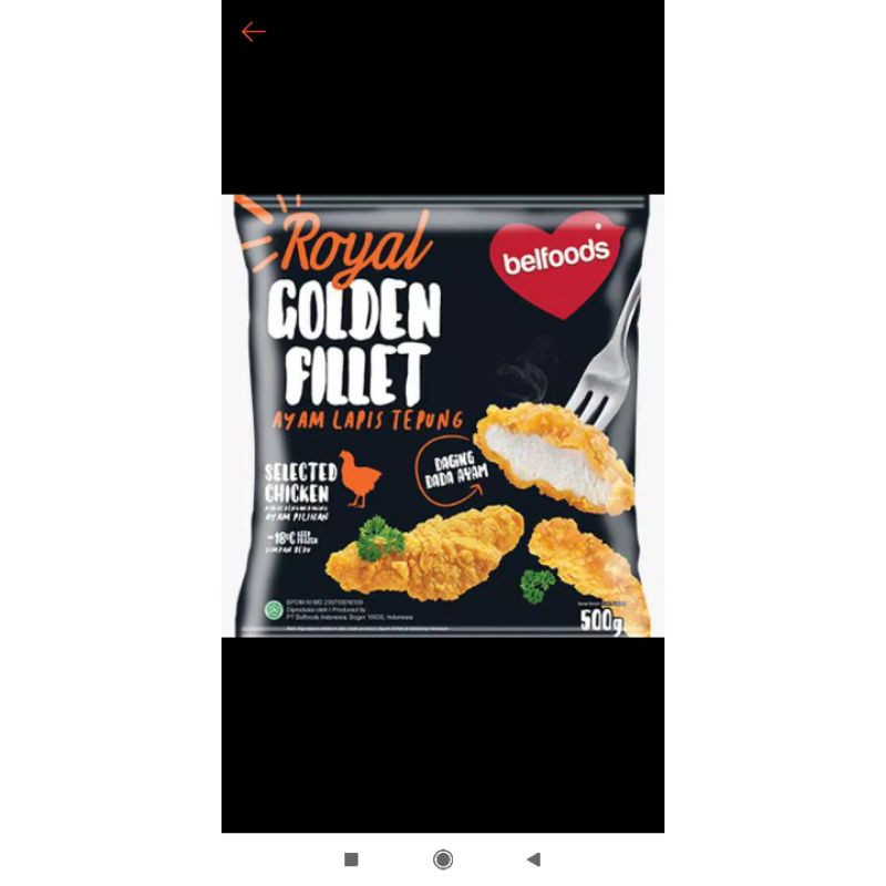 Belfoods Royal Golden Fillet 250 gr