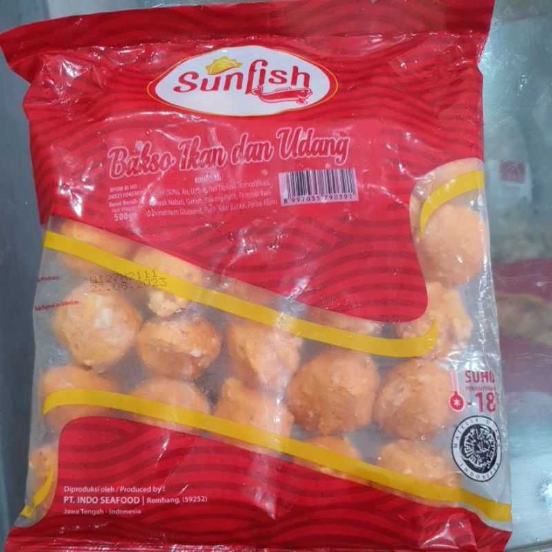 

SUNFISH BOLA IKAN DAN UDANG 500gr