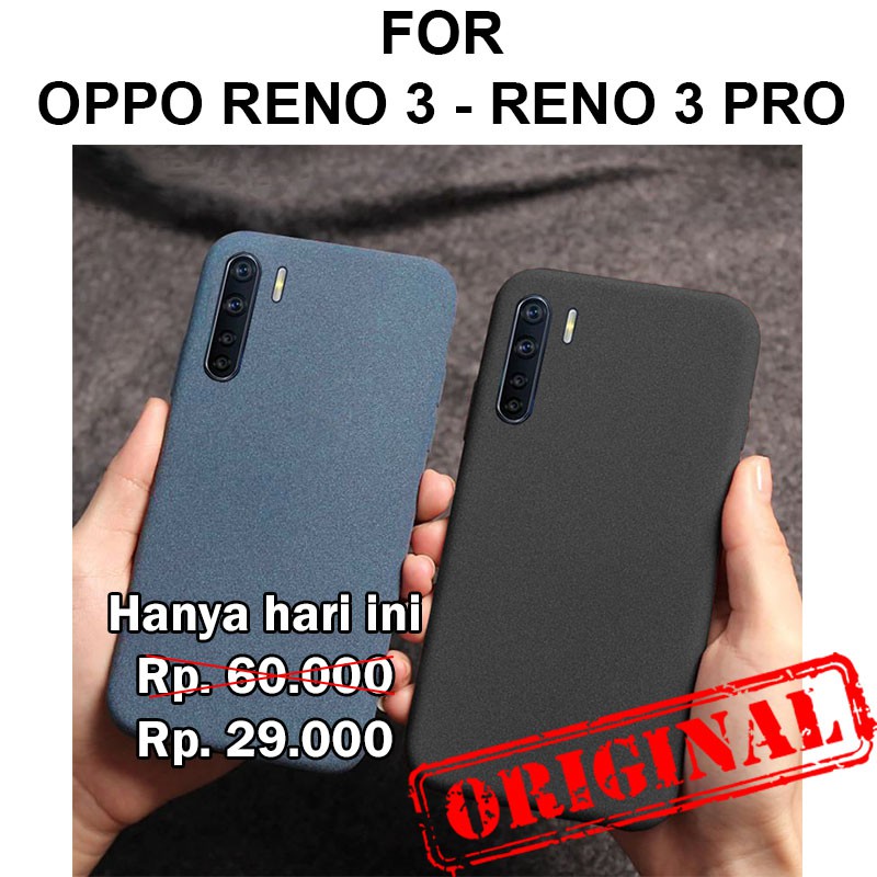 SAND SCRUB soft case for Oppo Reno 3 - Reno 3 Pro casing cover tpu ultra thin matte silikon
