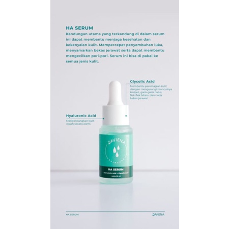 HA SERUM DAVIENA|SERUM BOPENG| DNA SALMON | DAVINA|DAVIENA SKINCARE|DAVIENA|SERUM HA DAVIENA