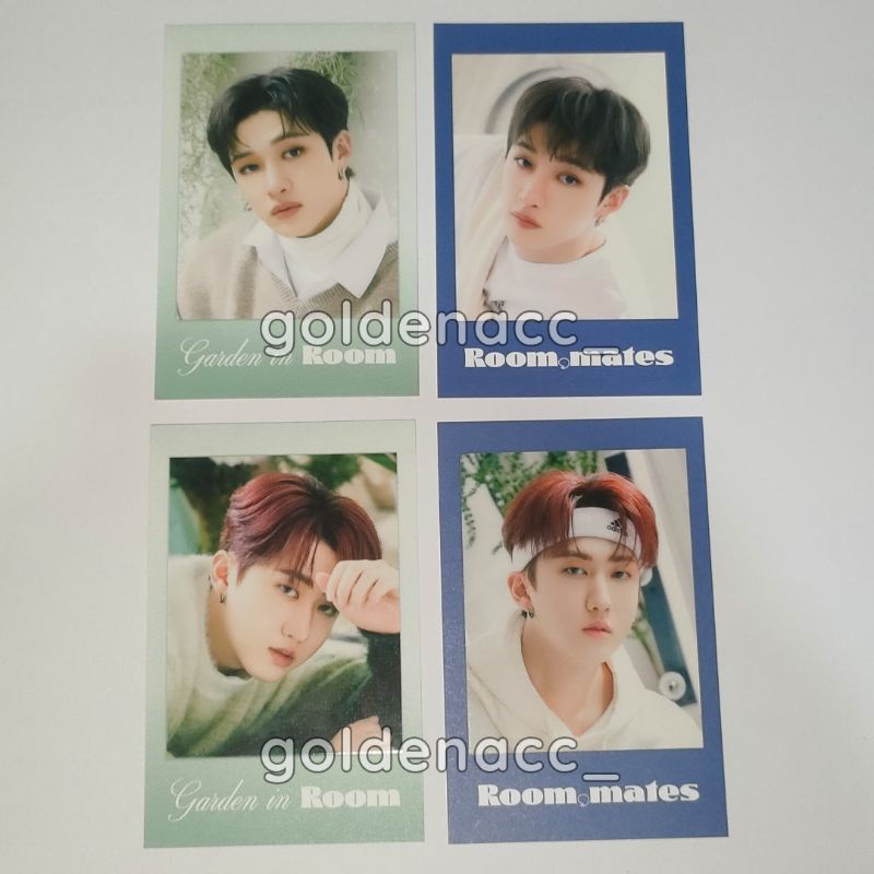 (booked) pc pola stray kids bang chan changbin season greeting's skz 2022 polaroid photocard sg 22 m
