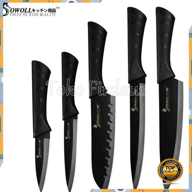 

Promo! Set Pisau Dapur Kitchen Knives Stainless Steel 5 Pcs Hitam Yq03M7Nz2_