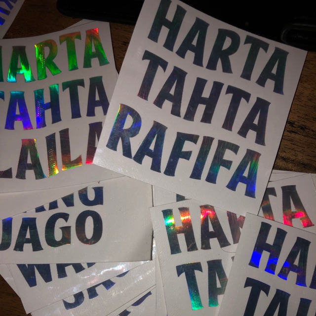 

stiker hologram