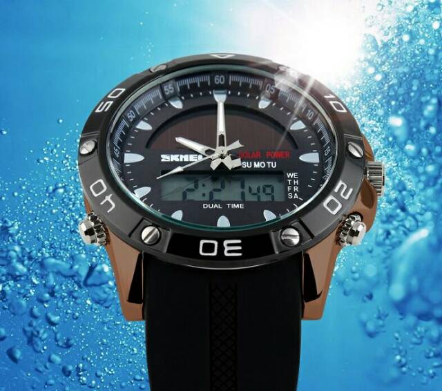 [Waterproof/Tahan Air] Jam Tangan Analog Digital - AD1064E EMWS21BR