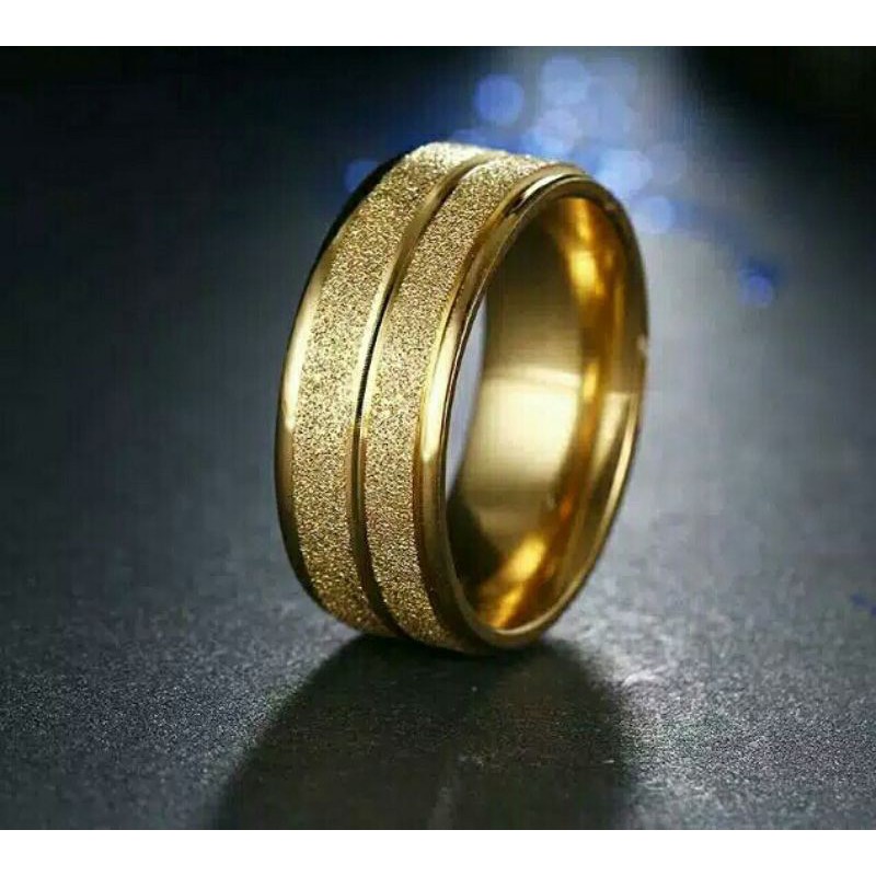 CINCIN TITANIUM SERBUK PASIR EMAS CINCIN MEWAH