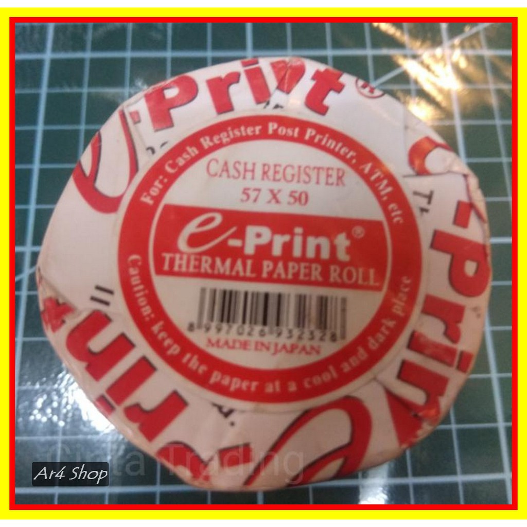 

TERLARIS Kertas Thermal Thermal Paper - E-Print - 57Mmx50Mm& 40;Diameter& 41; 100Roll
