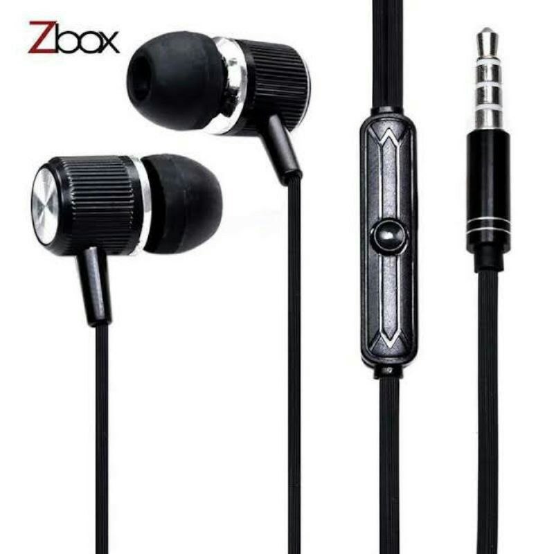 Earphone handset hanset henset headset earphone Zbox ZB116 Model Bass Musik