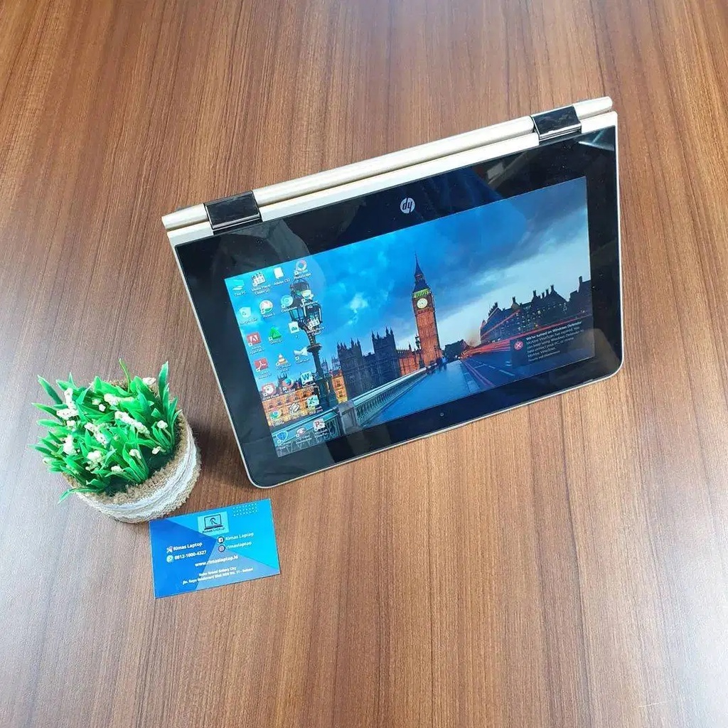 LAPTOP HP PAVILION 2in1 INTEL PENTIUM RAM 4GB HDD 500GB BEKAS SECOND