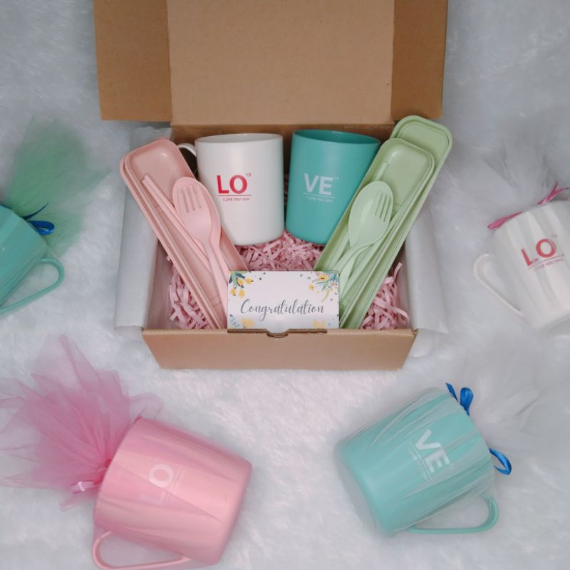 Hampers Mug couple hampers Hadiah pernikahan giftwedding