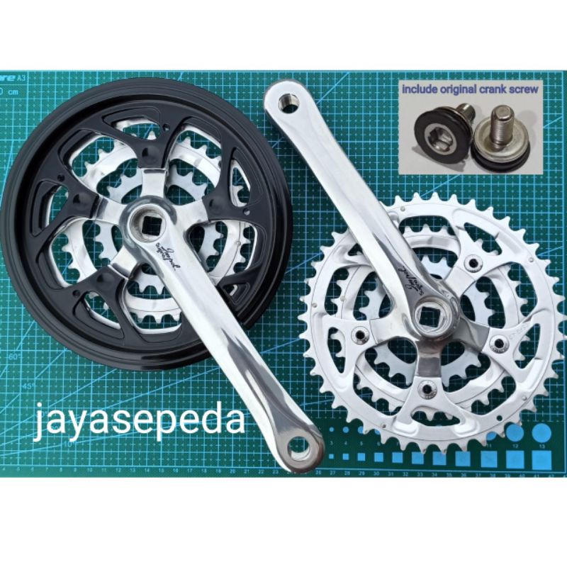 crank sepeda crank sugino impel full alloy 22T 32T 42T made in Japan