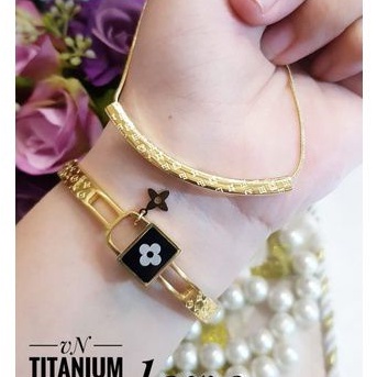 Titanium kalung gelang wanita a19