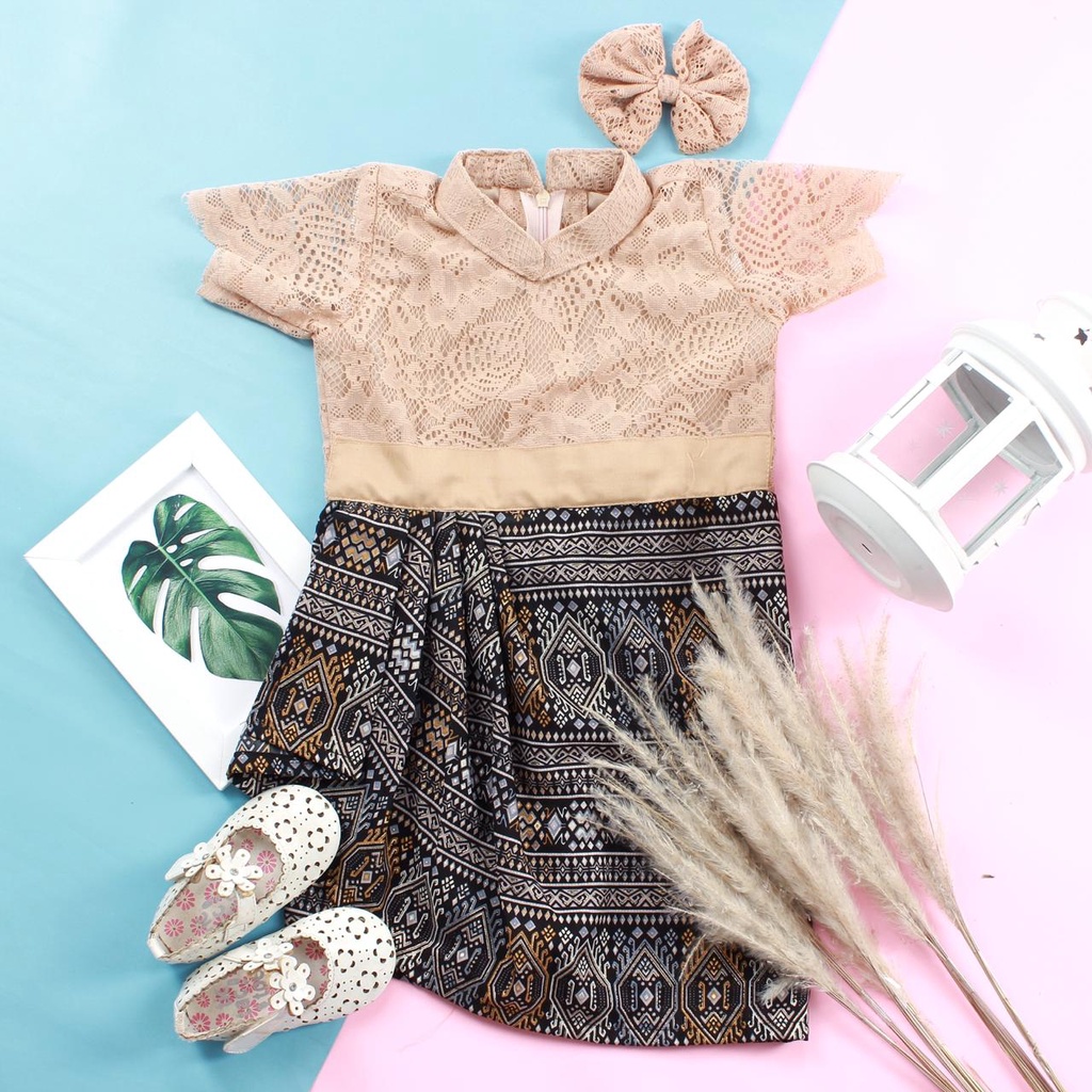 DIAJENG LACE MINI DRESS LILIT ANAK/GAUN ANAK