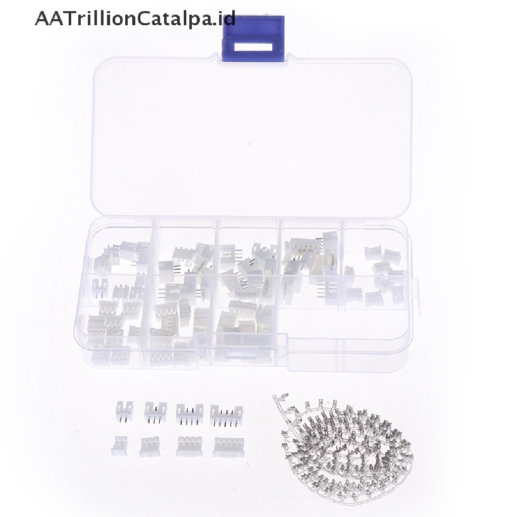 230pcs Konektor pin header JST terminal pitch PH2.0 2p 3p 4 pin 2.0mm
